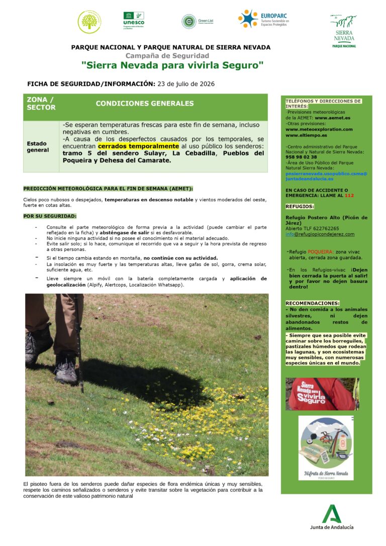 Se esperan temperaturas incluso negativas en las cumbres para este fin de semana