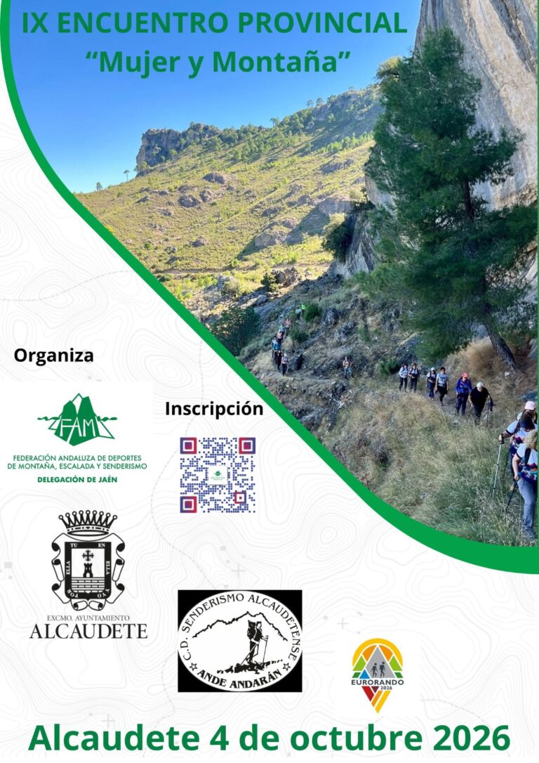 Inscripciones abiertas al IX Encuentro Provincial de Mujeres y Montaña de Jaén
