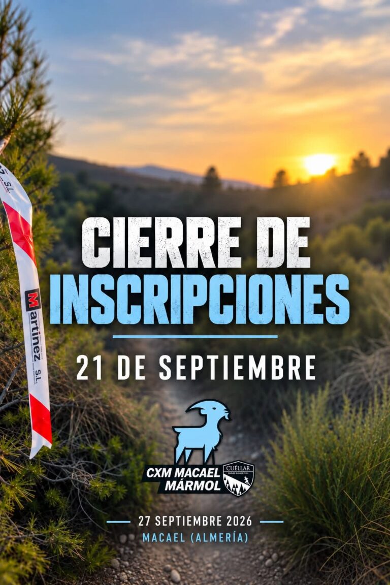Recta final para inscribirse a la CxM Macael Mármol de la Copa de España y Campeonato Nacional de Ciegos y Deficientes Visuales