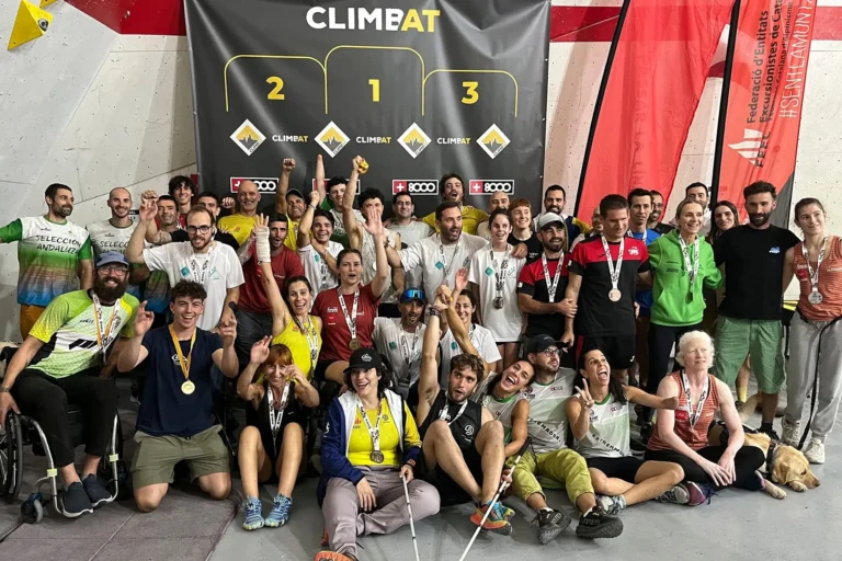 Varias medallas para la representación andaluza en el Climbat La Foixarda en la primera prueba de la Copa de España de Paraescalada